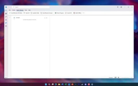 仔细看看 Windows 11 的新 Outlook 电子邮件应用程序，采用 Mica 设计等