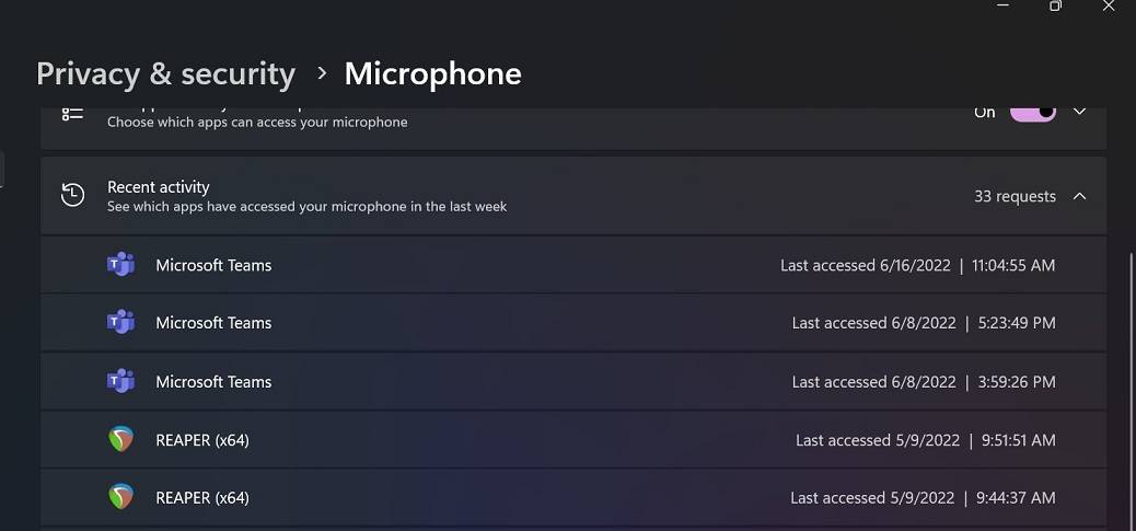 Microphone-privacy