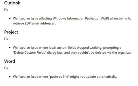 微软为 Windows 用户发布 Office Insider 版本 2208（内部版本 15511.20000）