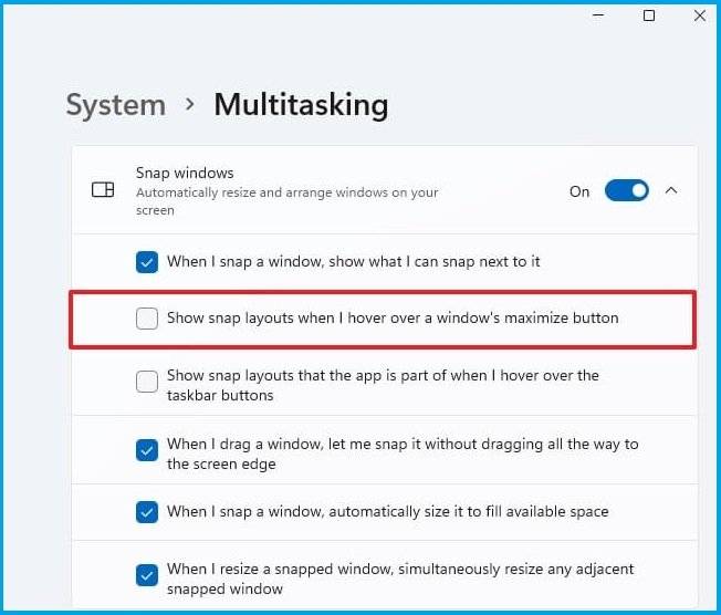 Disable-Snap-layouts-in-Windows-11