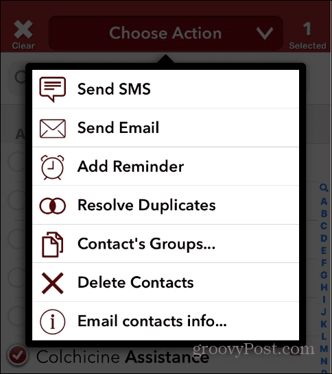 Groups-iPhone-app-contact-management