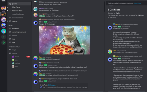 Discord 开始测试基于 ChatGPT 的 Clyde 聊天机器人和其他人工智能功能