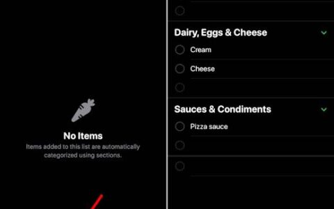 如何在 iPhone 上的 iOS 17 提醒应用程序中制作Grocery List