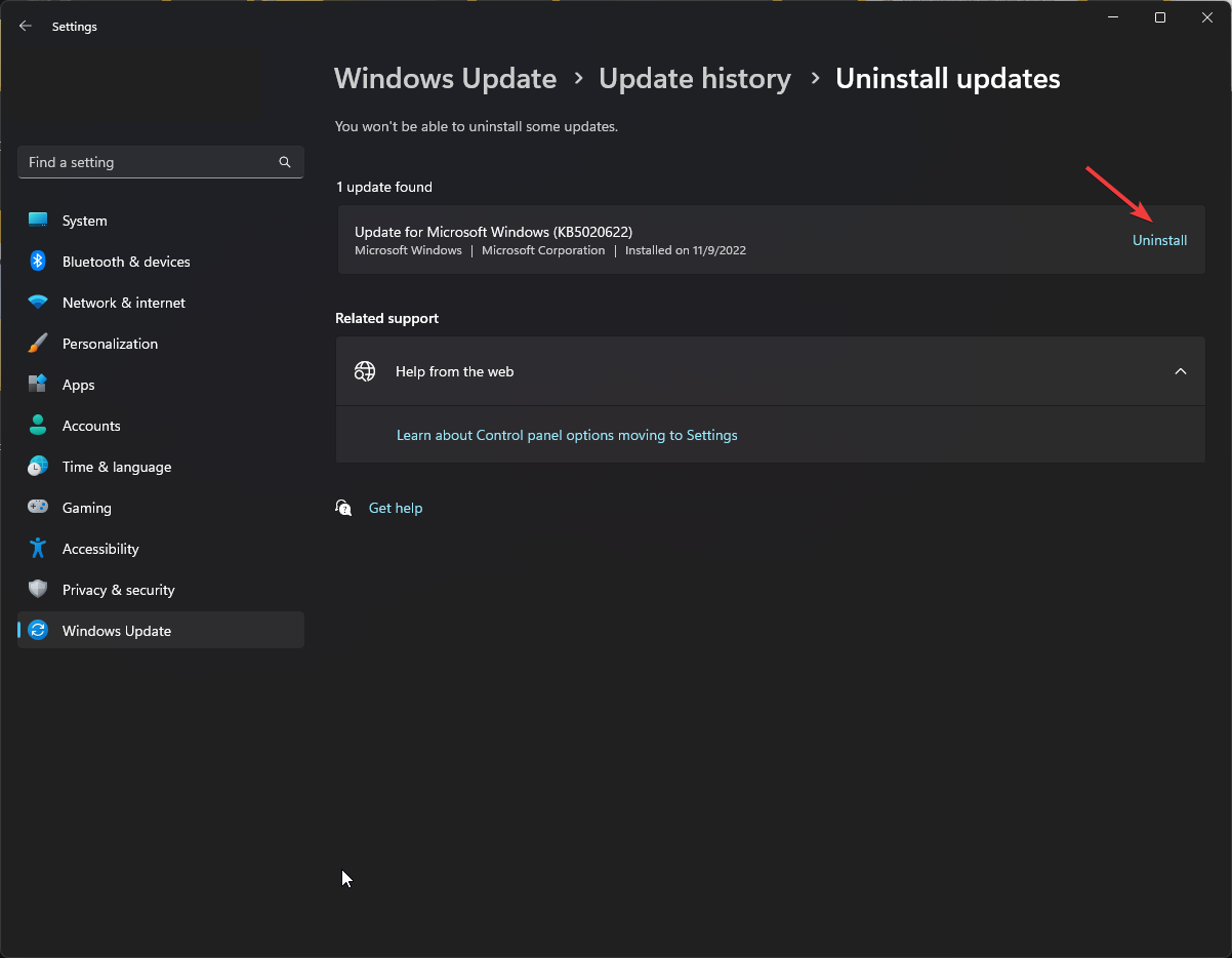 Uninstall-updates-Windows-Update