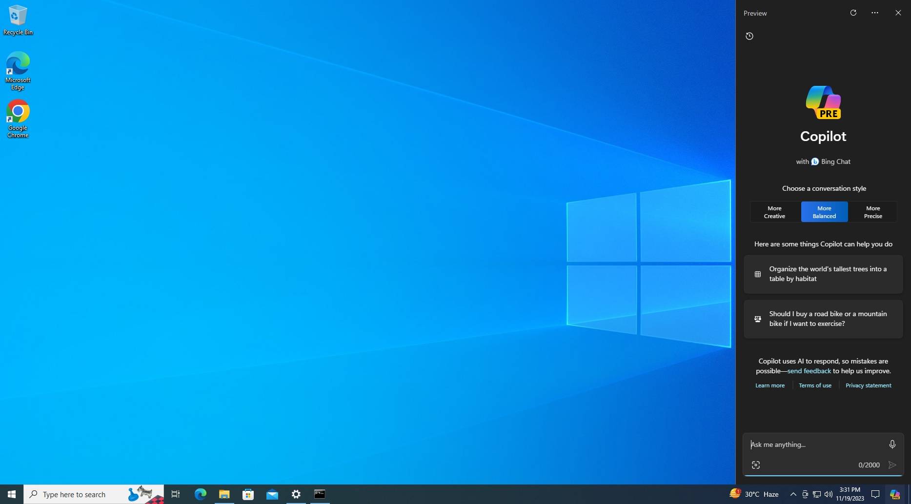 Windows-Copilot-on-taskbar