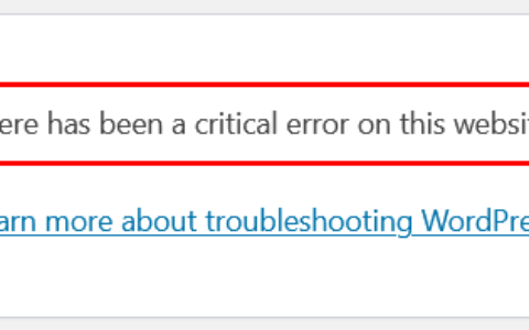如何修复WordPress上的“此网站上出现严重错误”There has been been a critical error on this website