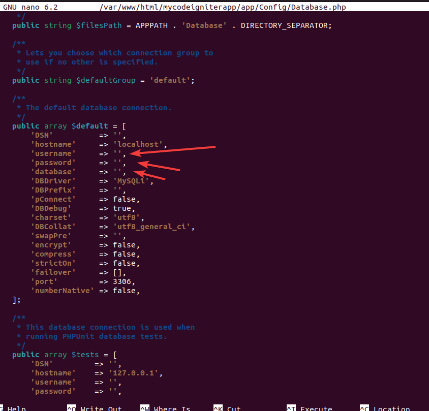 Add-database-in-Codeigniter