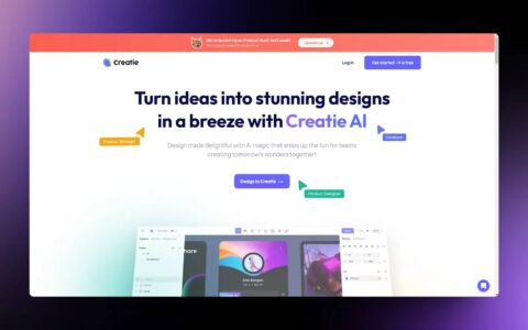 Creatie：主打AI功能的UI设计软件