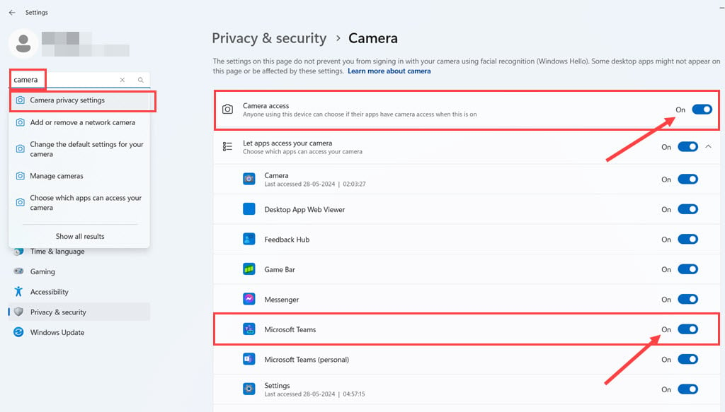 Privacy-security-settings