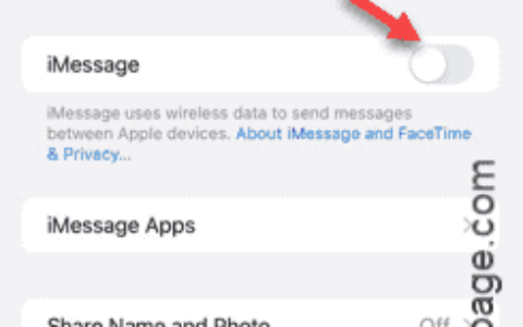 iPhone中的iMessage注销错误：修复